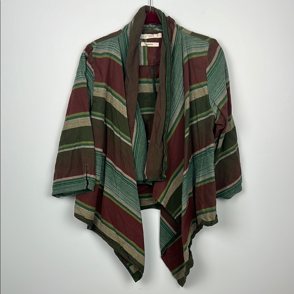 Woolrich Pemberton XS/S women’s striped open front cardigan